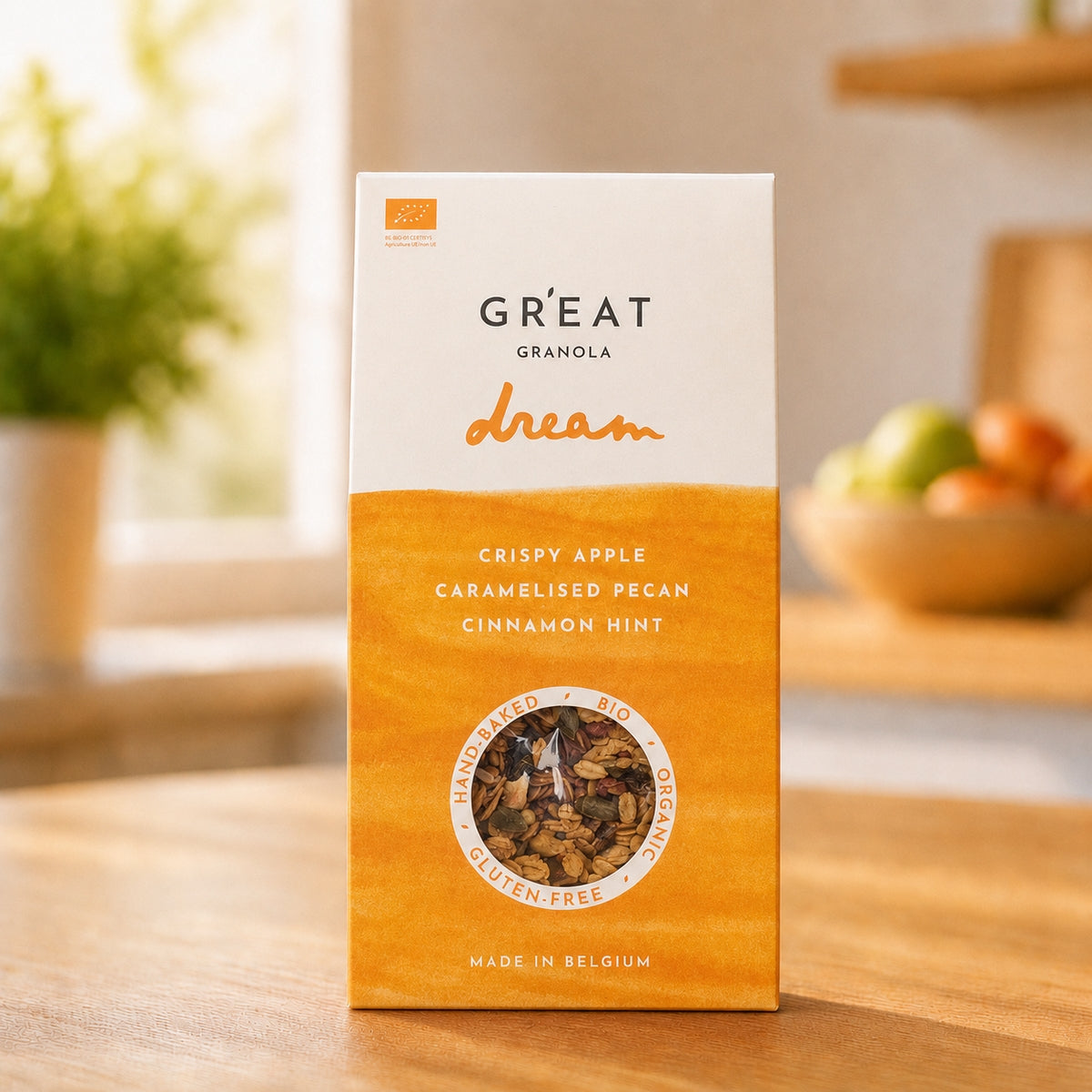 GR’EAT GRANOLA DREAM – POMMES CROQUANTES / NOIX DE PÉCAN CARAMELISÉES / CANNELLE