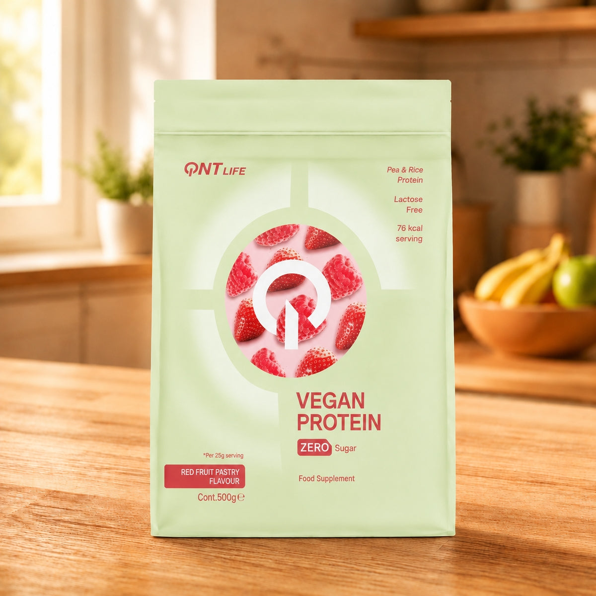 QNT Protéine Végan Fruits Rouges 500g