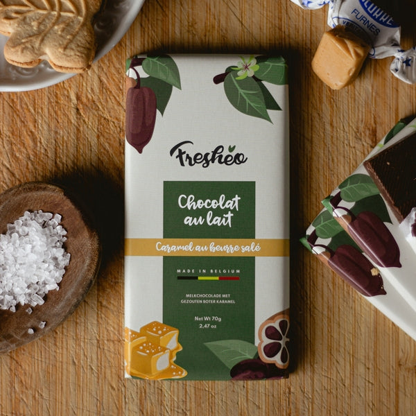 Chocolat au lait au caramel au beurre salé 70 gr