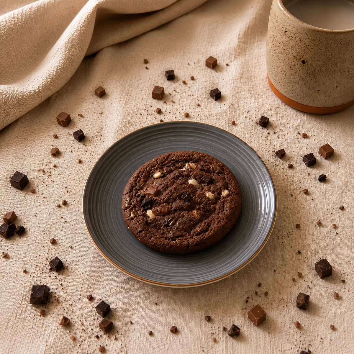 Cookie au double chocolat