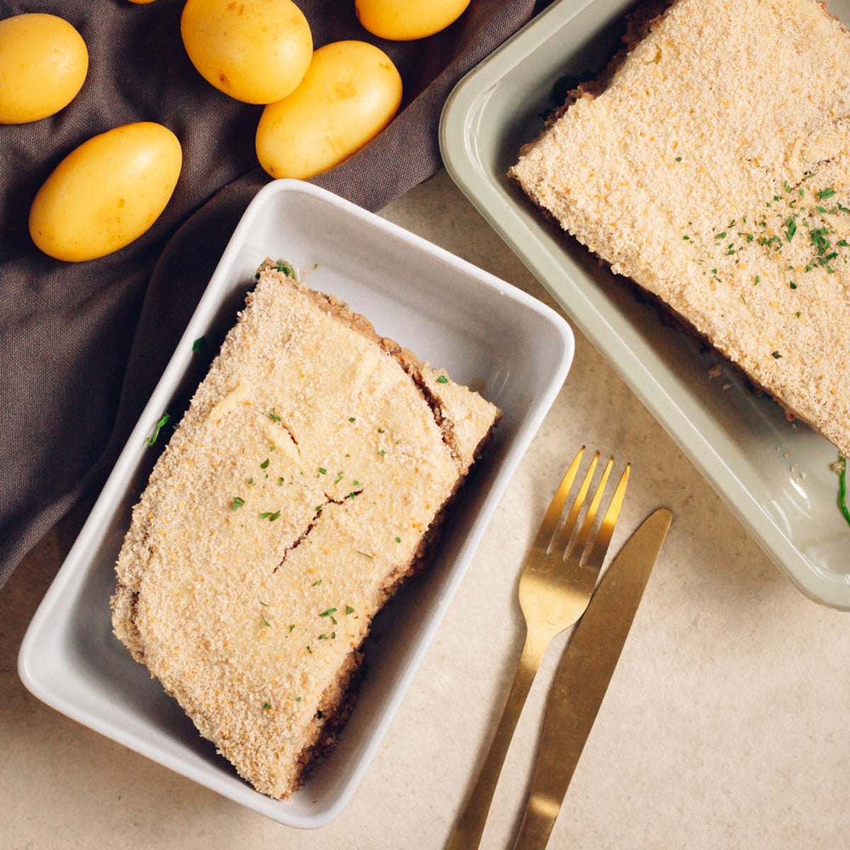 Hachis parmentier de poisson blanc et poireaux