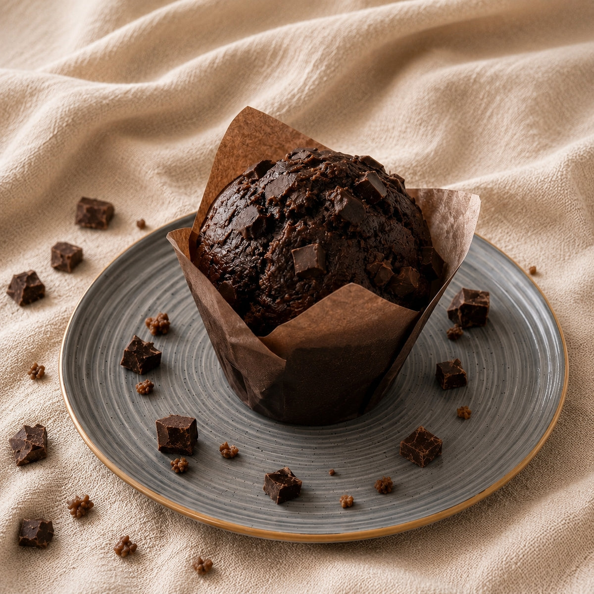 Muffin au double chocolat