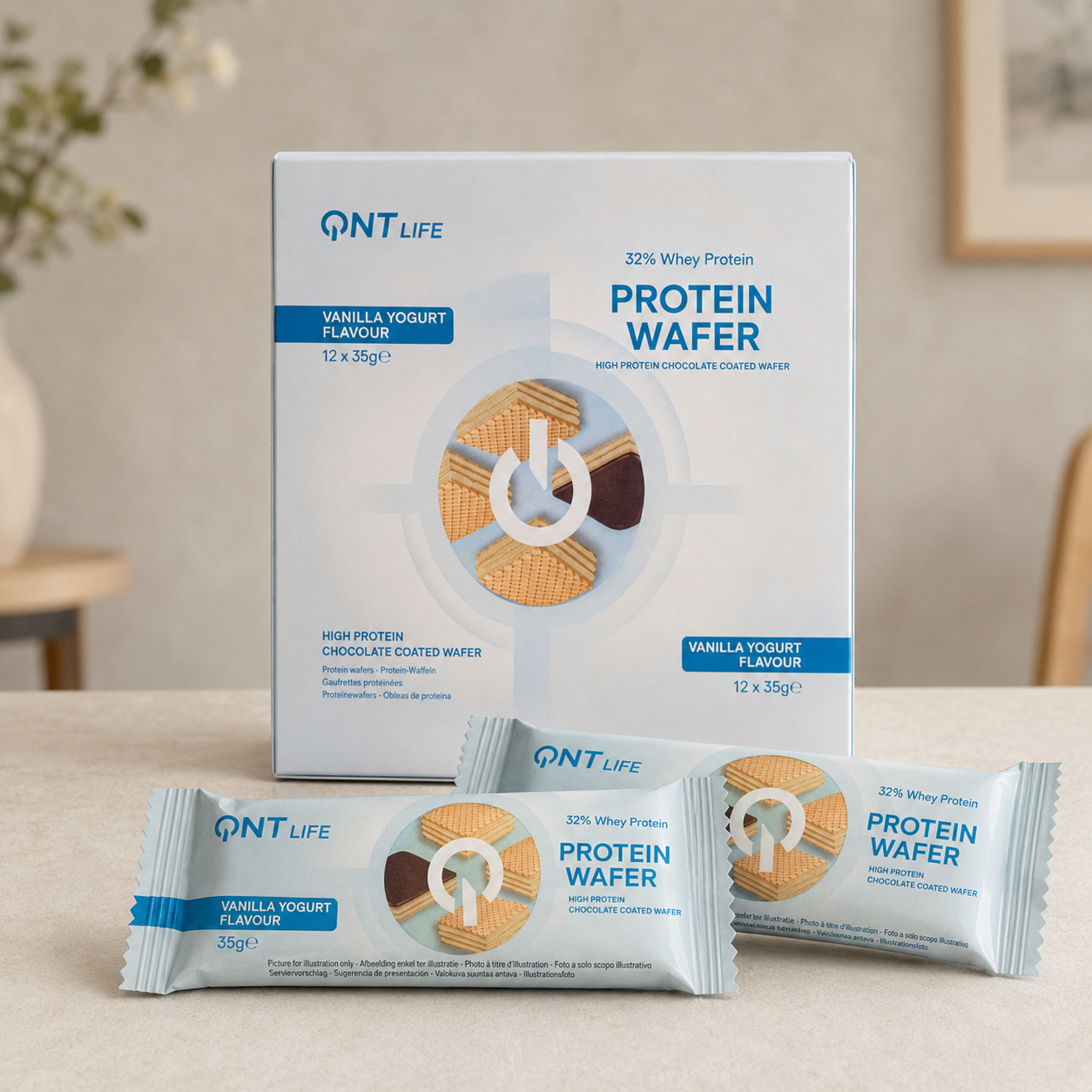 QNT Protein Wafer - Vanilla Yogurt (35g)