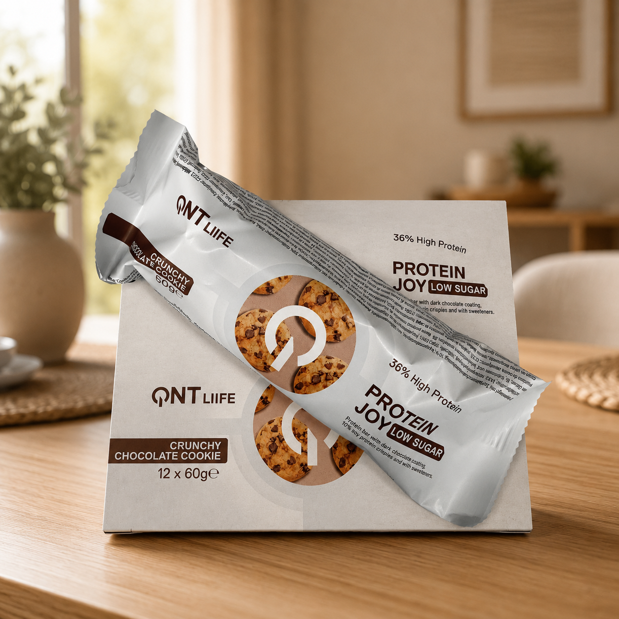 QNT Protein Joy - Crunchy Chocolate Cookie (60g)